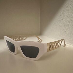 White and Gold Versace shades